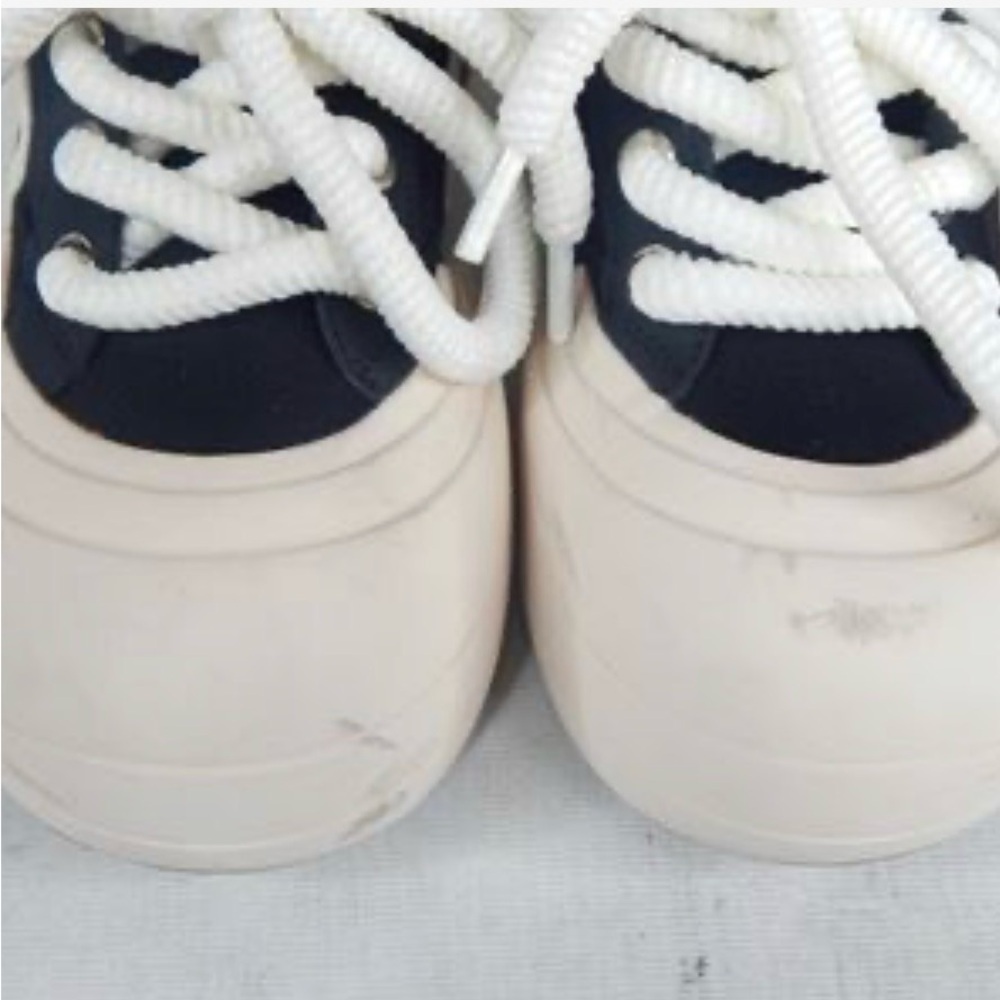 Killwinner Womens Smile Life Series Platform Sneakers Black White Size 6.5 - Picture 6 of 9